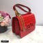 Valentino Large VSLING Shoulder Bag Croco Pattern Red 2020