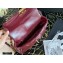 Chanel 19 Small Flap Bag AS1160 Shiny Crumpled Calfskin Burgundy 2020
