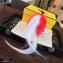 Fendi Fur Flowery Bag Bug Charm