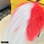 Fendi Fur Flowery Bag Bug Charm