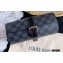 Louis Vuitton 3 Watch Case N41137 Damier Graphite Canvas