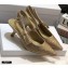 Dior Heel 6.5cm J'Adior All Over Rhinestone Slingback Pumps Gold 2020