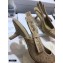 Dior Heel 6.5cm J'Adior All Over Rhinestone Slingback Pumps Gold 2020