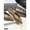 Dior J'Adior All Over Rhinestone Slingback Ballet Flats Gold 2020