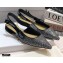 Dior J'Adior All Over Rhinestone Slingback Ballet Flats Black 2020