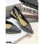 Dior J'Adior All Over Rhinestone Slingback Ballet Flats Black 2020