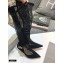 Dior Heel 8cm Suede Calfskin Mesh Dior-I High Boots Black 2020