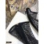 Dior Heel 8cm Suede Calfskin Mesh Dior-I High Boots Black 2020