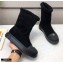 Louis Vuitton Shearling Ankle Boots Black 2020