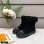 Louis Vuitton Shearling Ankle Boots Black 2020