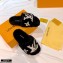 Louis Vuitton Shearling Flat Mules Black 2020
