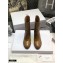 Dior Calfskin Empreinte Ankle Boots Brown 2020