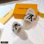 Louis Vuitton Shearling Flat Mules Off White 2020