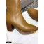 Dior Heel 7cm Calfskin Ankle Boots Brown with Front Zip 2020