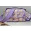 Fendi Raffia FF Medium Baguette Bag Lilac 2020