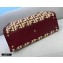 Fendi Raffia FF Medium Peekaboo X-Tote Bag Burgundy 2020