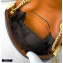Fendi Nappa Leather Mini Baguette Chain Bag Brown 2020