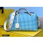 Fendi Check-print By The Way Mini Boston Bag Blue 2020