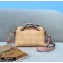 Fendi Check-print By The Way Mini Boston Bag Beige 2020