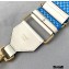 Fendi Leather Long Shoulder Strap You Check Ribbon Blue 2020