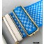 Fendi Leather Long Shoulder Strap You Check Ribbon Blue 2020