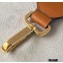 Fendi Leather Long Shoulder Strap You Check Ribbon Brown 2020