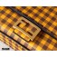Fendi Check-print Leather Nano Baguette Bag Charm Brown 2020