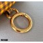 Fendi Check-print Leather Nano Baguette Bag Charm Brown 2020