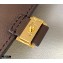 Fendi Check-print Leather Nano Baguette Bag Charm Brown 2020
