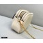 Fendi Leather Easy 2 Mini Baguette Bag White 2020