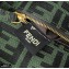 Fendi Fabric FF Medium Baguette Bag Fringe Green 2020