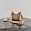 Prada Re-Edition 2005 Saffiano Leather Shoulder Hobo Bag 1BH204 Beige/Gold 2020