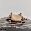 Prada Re-Edition 2005 Saffiano Leather Shoulder Hobo Bag 1BH204 Beige/Gold 2020
