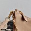 Prada Re-Edition 2005 Saffiano Leather Shoulder Hobo Bag 1BH204 Beige/Gold 2020