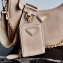 Prada Re-Edition 2005 Saffiano Leather Shoulder Hobo Bag 1BH204 Beige/Gold 2020