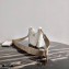 Prada Re-Edition 2005 Saffiano Leather Shoulder Hobo Bag 1BH204 White/Gold 2020