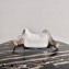 Prada Re-Edition 2005 Saffiano Leather Shoulder Hobo Bag 1BH204 White/Gold 2020