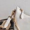 Prada Re-Edition 2005 Saffiano Leather Shoulder Hobo Bag 1BH204 White/Gold 2020