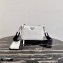 Prada Saffiano Leather Cross-Body Bag 2VH113 White with Strap 2020
