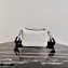 Prada Saffiano Leather Cross-Body Bag 2VH113 White with Strap 2020