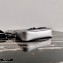 Prada Saffiano Leather Cross-Body Bag 2VH113 Metallic Silver with Strap 2020