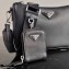 Prada Saffiano Leather Cross-Body Bag 2VH113 Black with Strap 2020