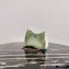 Prada Cleo Brushed Leather Shoulder Bag 1BC148 with Chain Aqua Green 2020