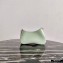 Prada Cleo Brushed Leather Shoulder Bag 1BC148 with Chain Aqua Green 2020