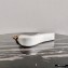 Prada Cleo Brushed Leather Shoulder Bag 1BC148 with Chain White 2020