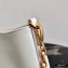 Prada Cleo Brushed Leather Shoulder Bag 1BC148 with Chain White 2020
