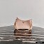 Prada Cleo Brushed Leather Shoulder Bag 1BC148 with Chain Orchid Pink 2020