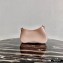 Prada Cleo Brushed Leather Shoulder Bag 1BC148 with Chain Orchid Pink 2020