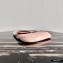Prada Cleo Brushed Leather Shoulder Bag with Flap 1BD311 Orchid Pink 2020