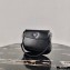 Prada Cleo Brushed Leather Shoulder Bag with Flap 1BD311 Black 2020